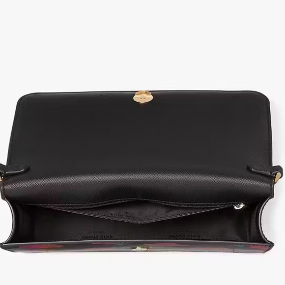 Kate Spade Madison Rose Toss Printed Flap Crossbody bag NWT - Picture 5 of 12
